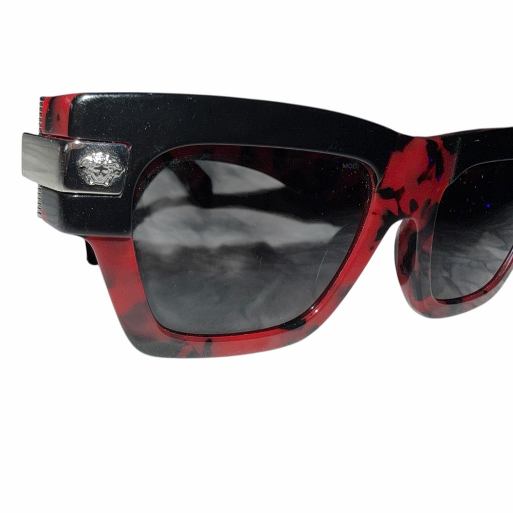 Versace VE4464 Black and Red Sunglasses - Picture 13 of 13